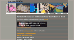Desktop Screenshot of galerie-schoen.de
